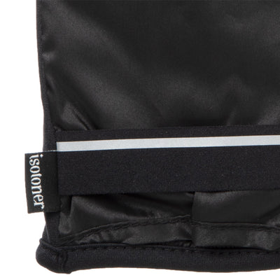 Women's Iridescent Spandex Touchscreen Gloves with Pocket Black 2