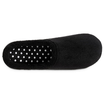 Women's Microterry Secret Sole Clog Slippers - top black