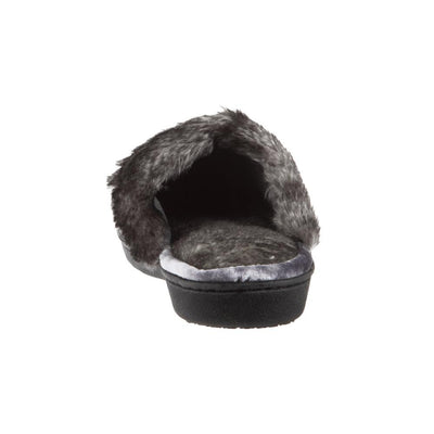 Women's Crushed Velour Stephanie Clog Slippers in Mineral Back Heel