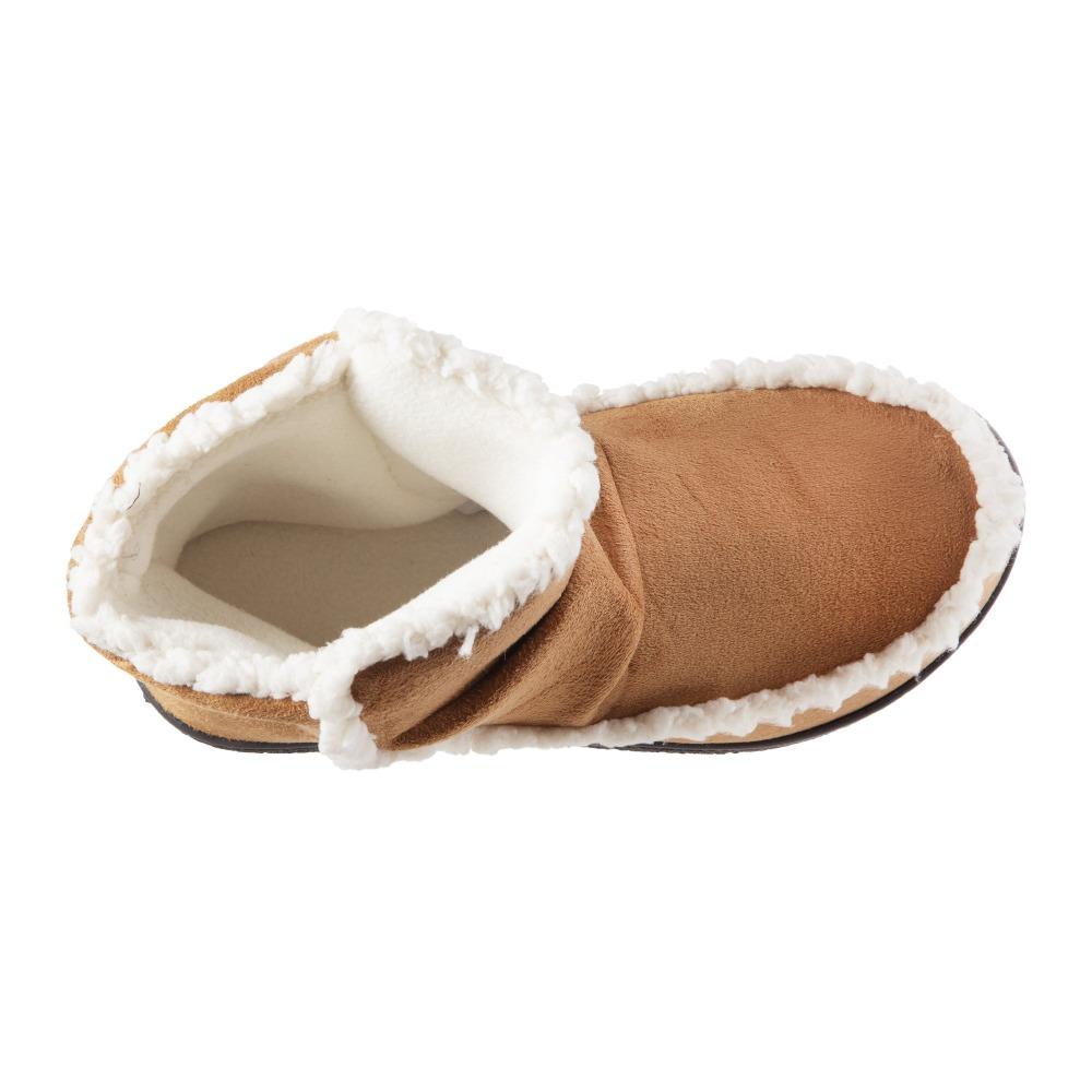 Women's Microsuede Alex Boot Slippers in Buckskin Inside Top View
