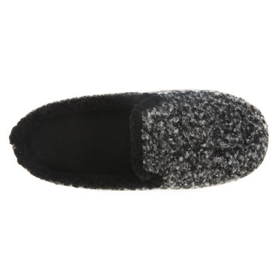 Women's Jessie Hoodback Slippers Dark Charcoal Heathered Inside Top View