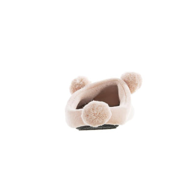 Women's Microterry Critter Hoodback Slippers in Evening Sands Back Heel