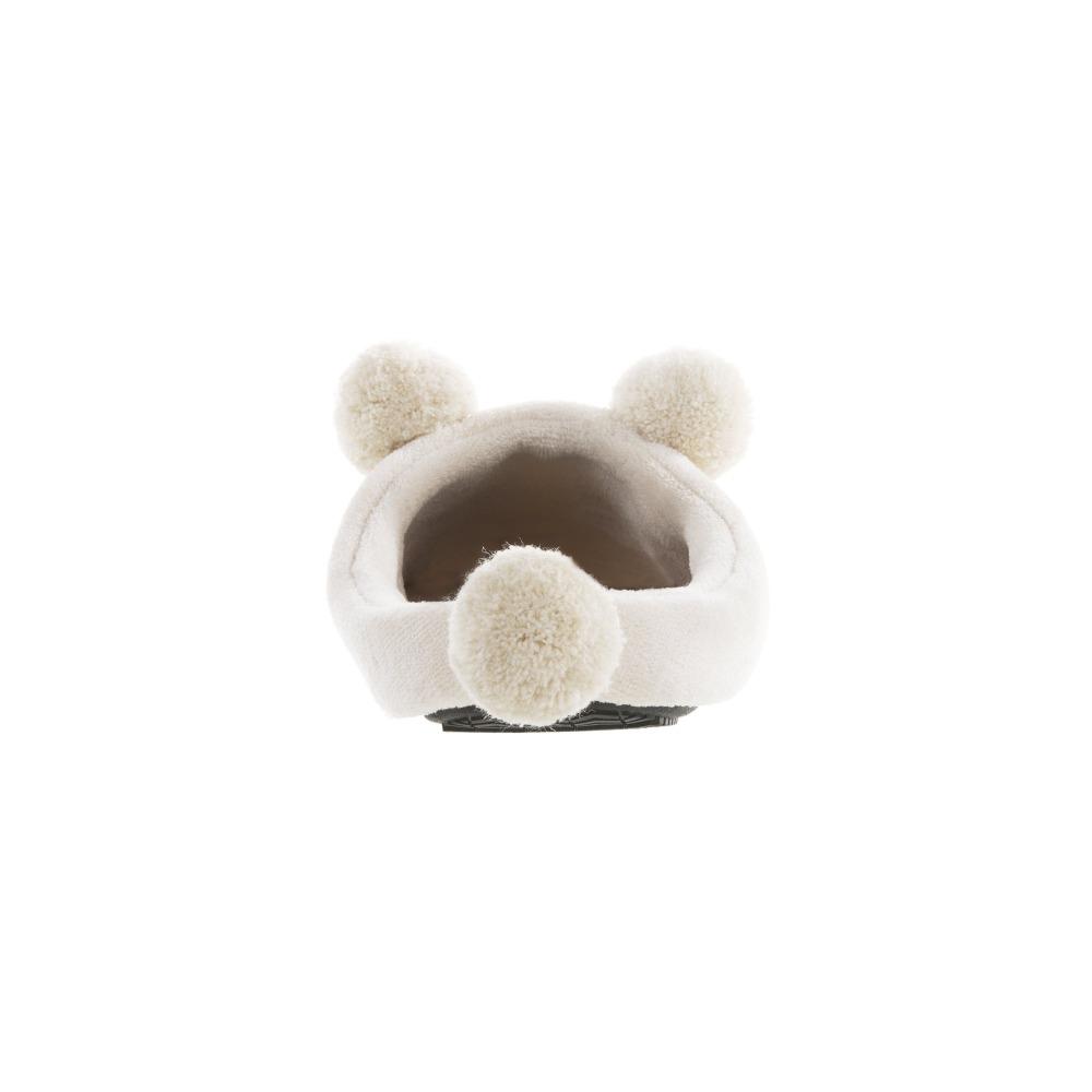 Women's Microterry Critter Hoodback Slippers in Ewe Back Heel