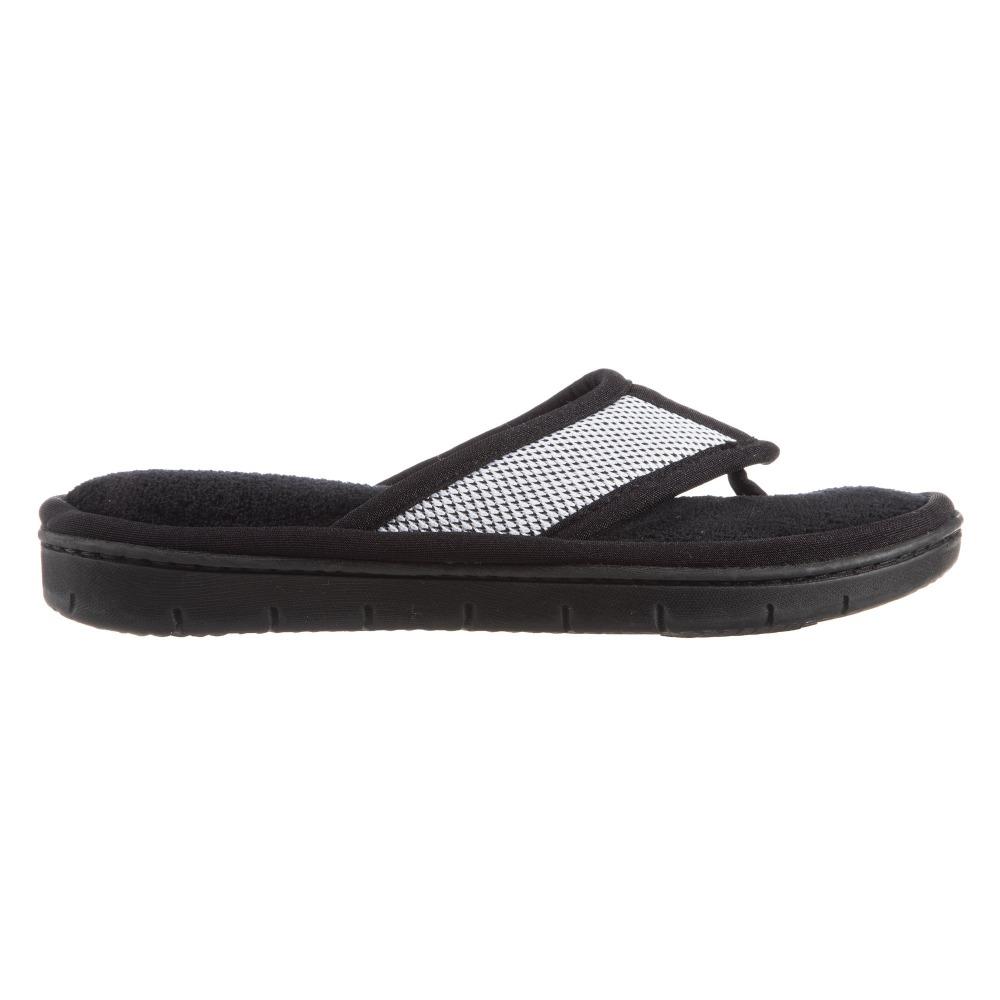 Women's Scout Mesh Thong Slippers in White Profile