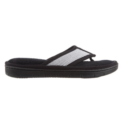 Women's Scout Mesh Thong Slippers in White Profile