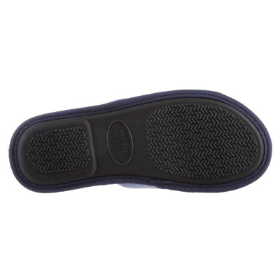 Women's Mother's Day Slide Slippers Navy Blue Sole View
