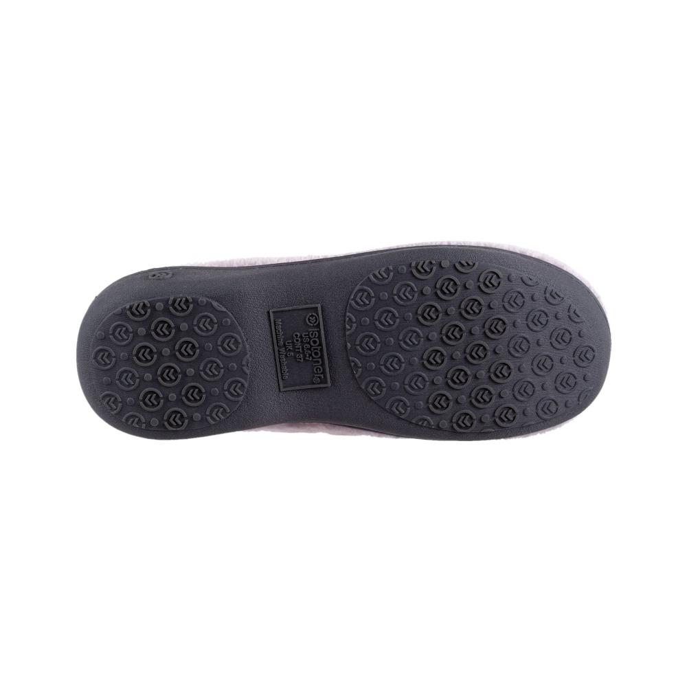 Signature Women's Matte Satin Hoodback Slippers in Petal Pink Bottom Sole Tread