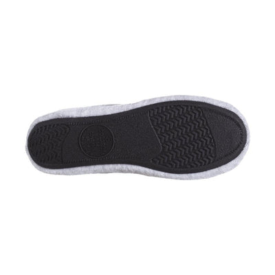 Signature Women's Terry Ballerina Slippers in Heather Bottom Sole View
