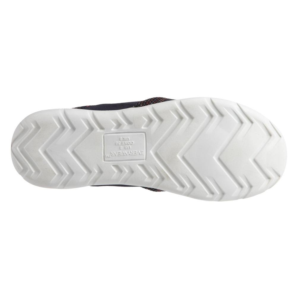 Zenz Women's Balance Slip-On in Navy Blue Bottom Sole Tread