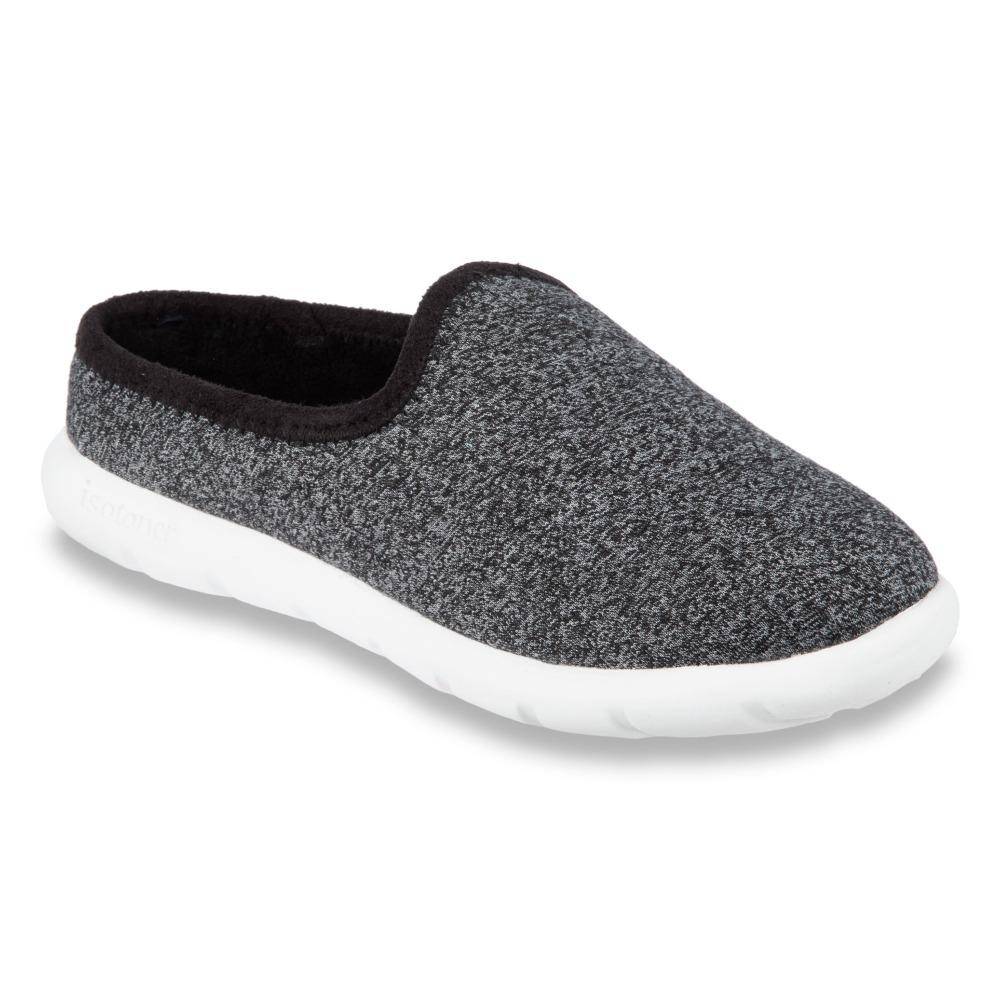 Zenz Women's Energize Slip-On in Black Heather Right Angled View