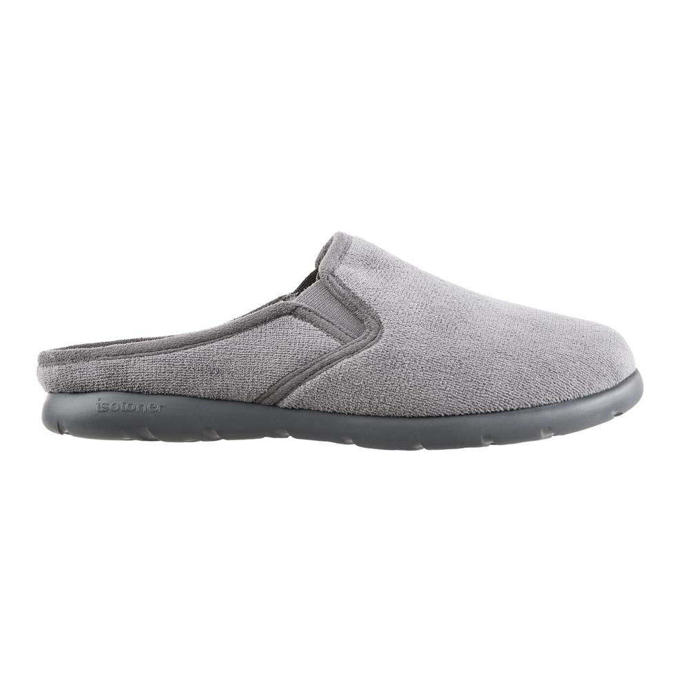 Isotoner with Everywear™ Men’s Microterry Hoodback in Ash Profile