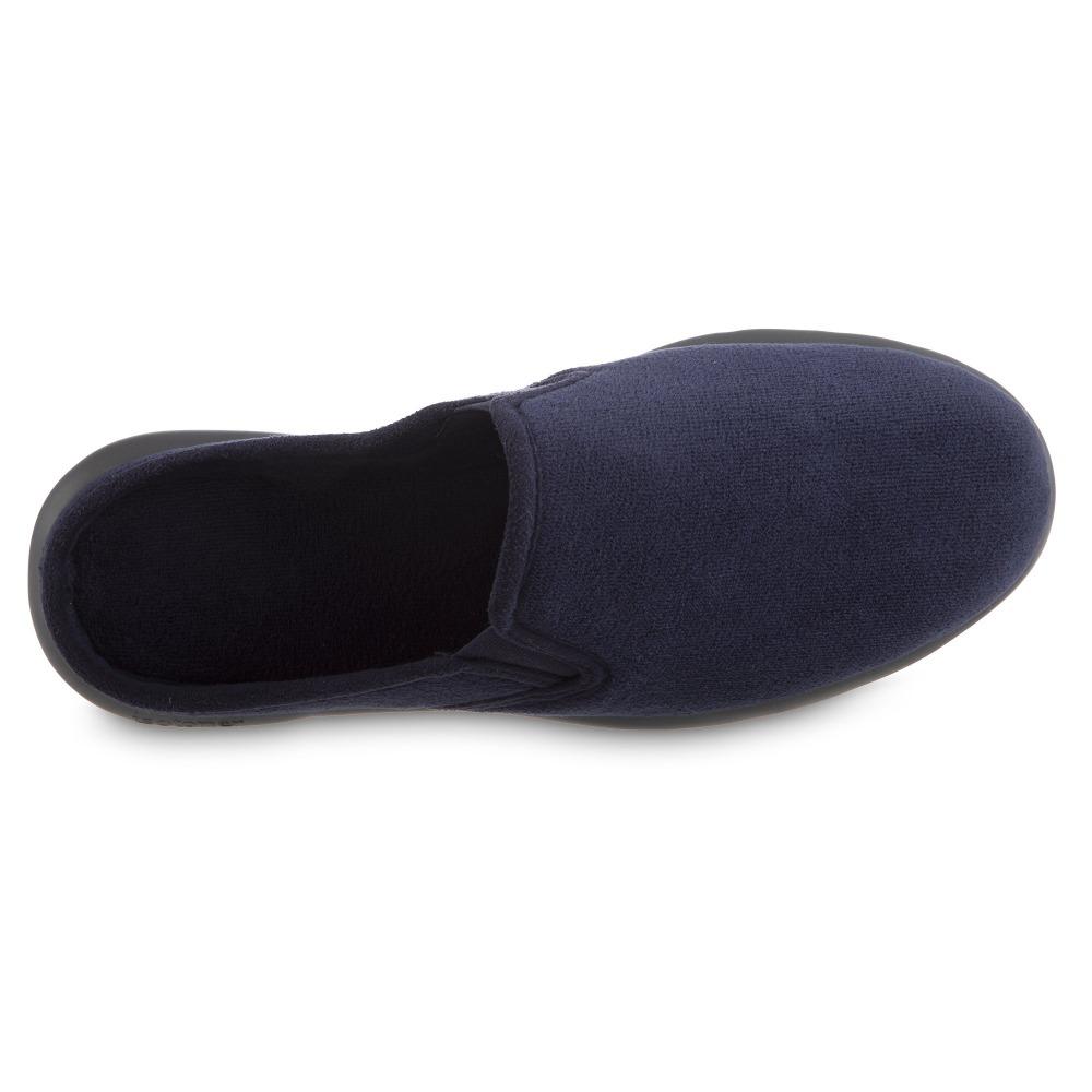 Isotoner with Everywear™ Men’s Microterry Hoodback in Navy Blue Inside Top View