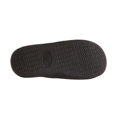 Women's Microterry Wider Width Clog Slippers in Violet with Grey Lining Bottom Sole Tread