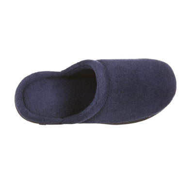 Women's Terry Clog Slippers Navy 6Women's Terry Clog Slippers in Navy Inside Top View