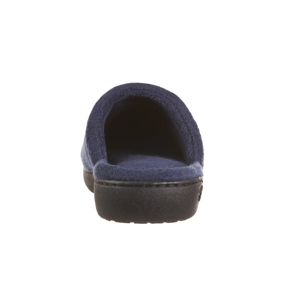 Women's Terry Clog Slippers Navy 6Women's Terry Clog Slippers in Navy Back Heel