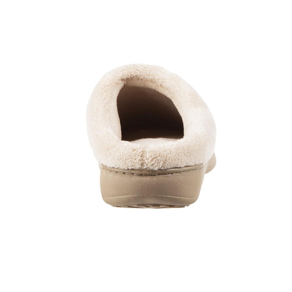 Women's Microterry Jenna Hoodback Slippers in Sandtrap Back Heel