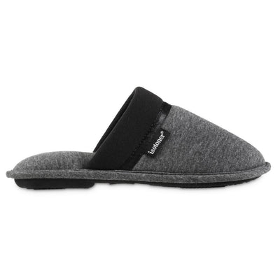 Women's Jersey Cambell Clog Slippers in Black Profile