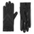 Women's Chevron Shortie Gloves in Black Front and Back