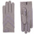 Women's Chevron Shortie Gloves in Dusty Lavender Front and Back