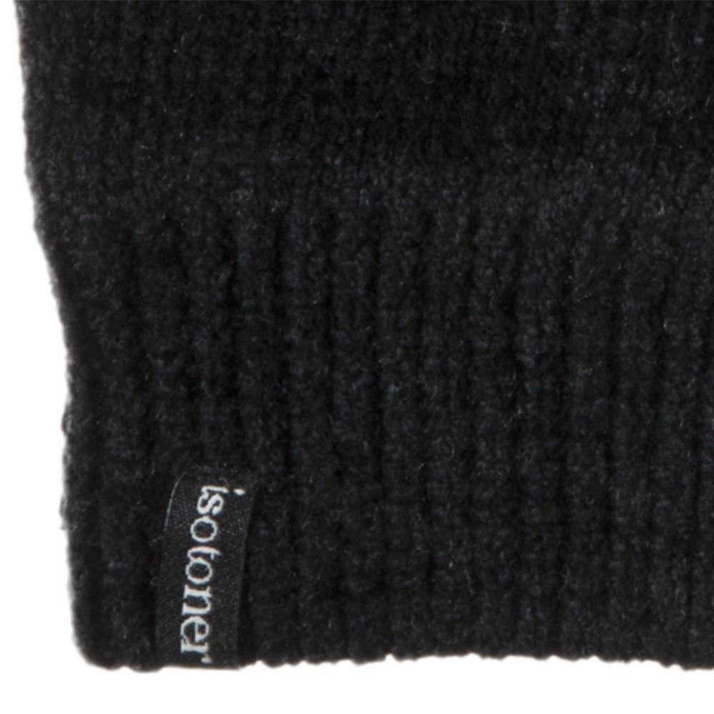 Women's Chenille Gloves with Ultraplush Lining in Black Cuff Detail
