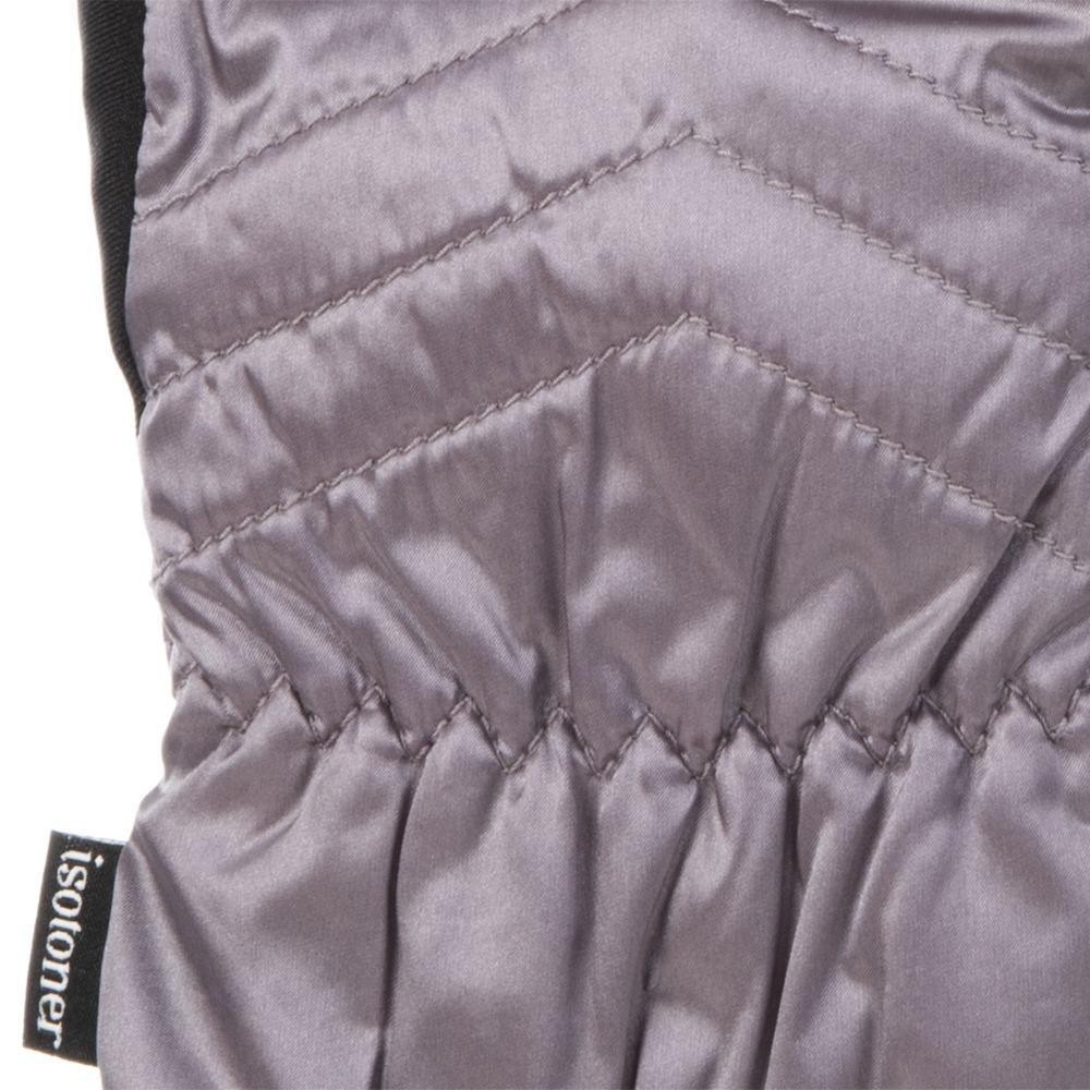 Women's Quilted Gloves with Double Lining in Dusty Lavender Cuff Details