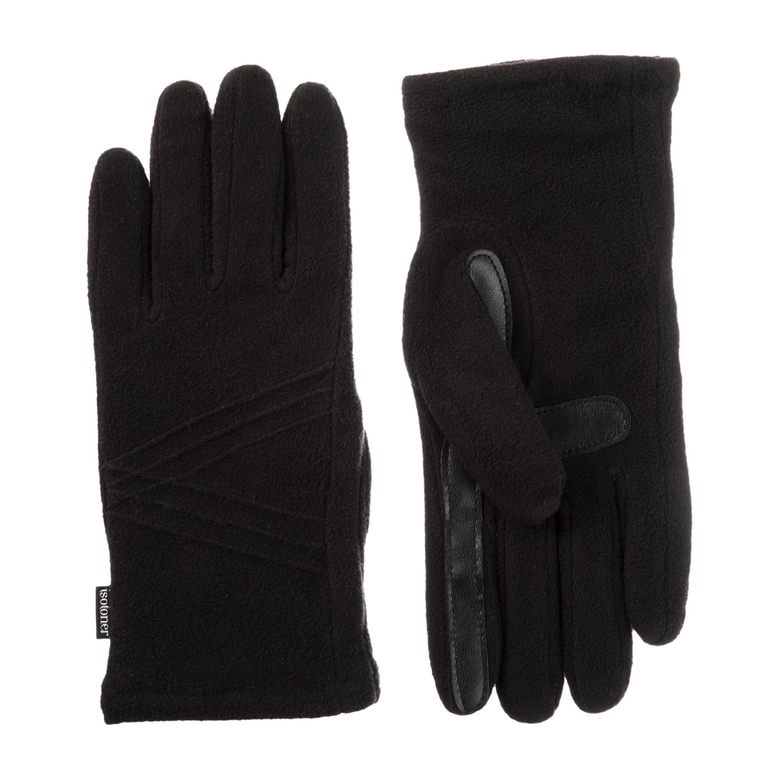 Women's Fleece Touchscreen Gloves Black 1
