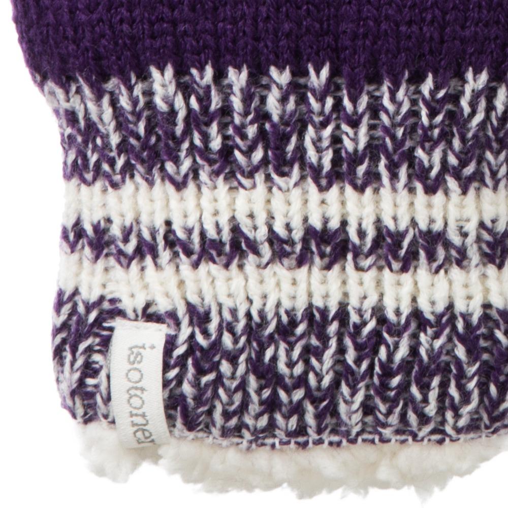 Women's Game Day Mittens Eggplant (Purple) Cuff Detail