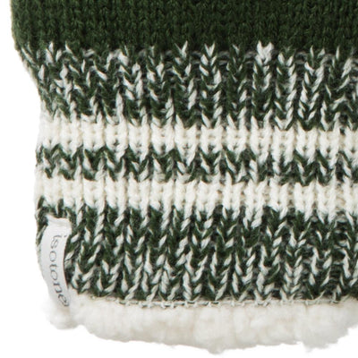 Women's Game Day Mittens Basil (Green) Cuff Details