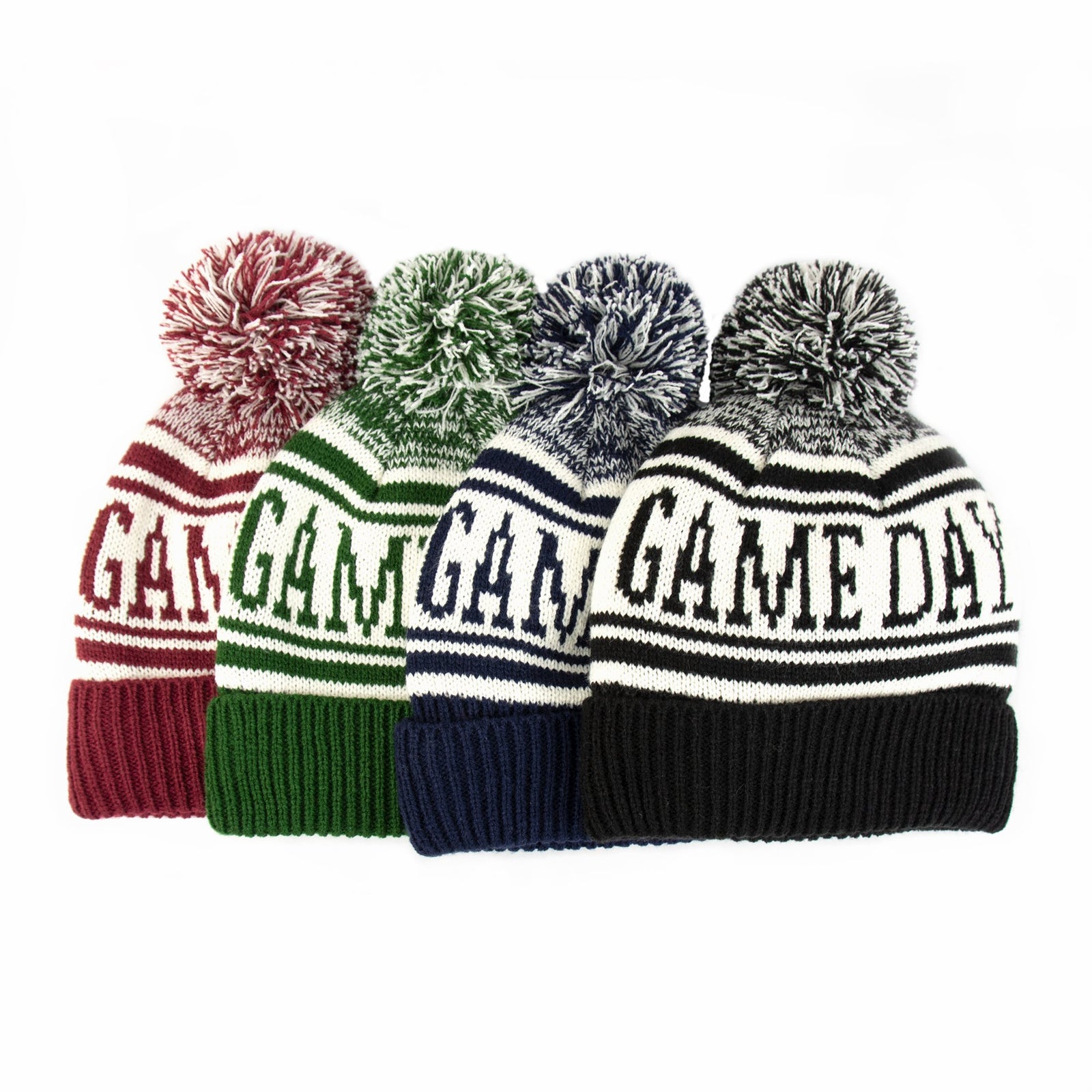 Women's Game Day Hat in Cherry Stone(Really Red), Basil (Green), Navy Blue, Black