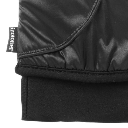 Women’s Insulated Stretch Modern Gloves in Black close up on cuff