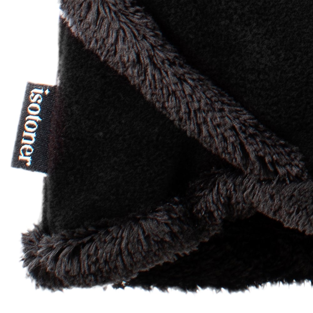 Women's Lined Recycled Stretch Fleece Water Repellant Gloves With Overlap Wrist