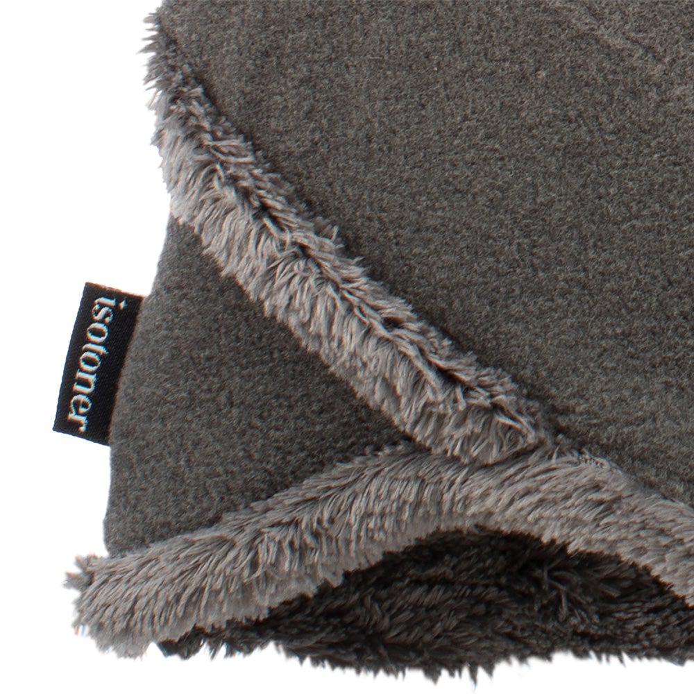 Women's Lined Recycled Stretch Fleece Water Repellant Gloves With Overlap Wrist