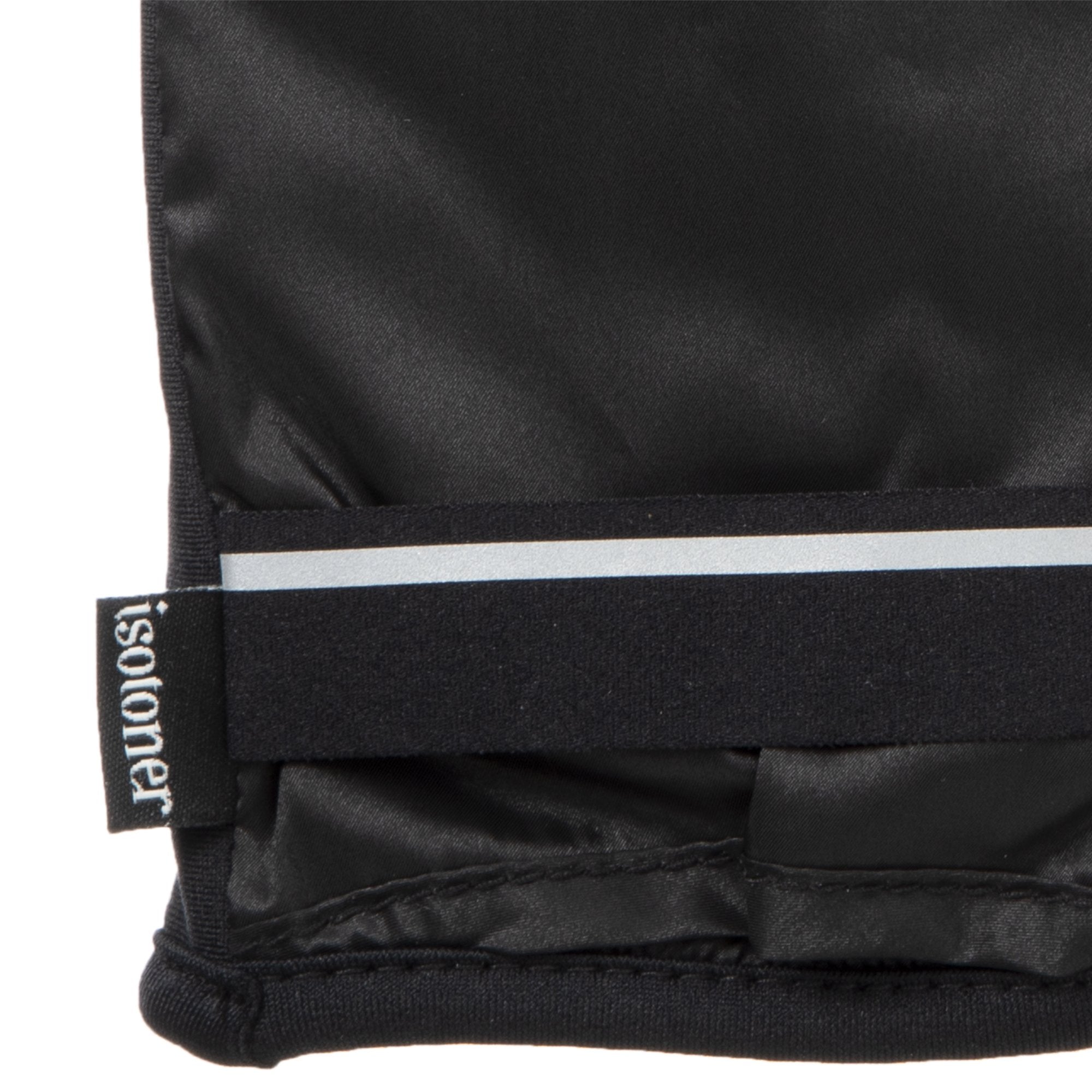 Women's Iridescent Spandex Touchscreen Gloves with Pocket Black 2