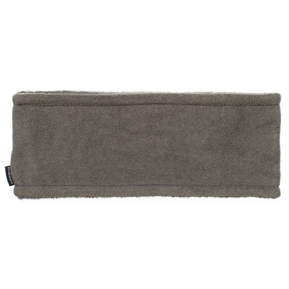 Women's Recycled Fleece Headband in Heather Grey