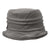 Women's Lined Recycled Fleece Water Repellent Cloche Hat in Heather Grey