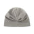 Women's Lined Recycled Fleece Beanie with Ruched Back in Heather view from the back