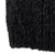 Women's Chenille Hat with Faux Fur Pom in Black close up on chenille fabric
