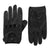 Men's Signature Smooth Leather Driving Gloves in Black Front and Back