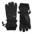 Women's Ski Gloves in Black Front and Back