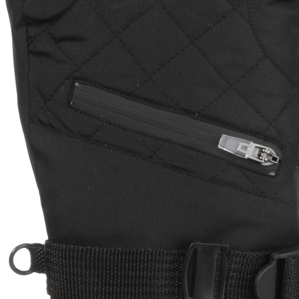 Women's Ski Gloves in Black Cuff Detail