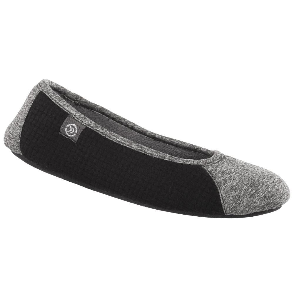 Women's Gina Sport Ballerina in Dark Charcoal Heather Right Angled View