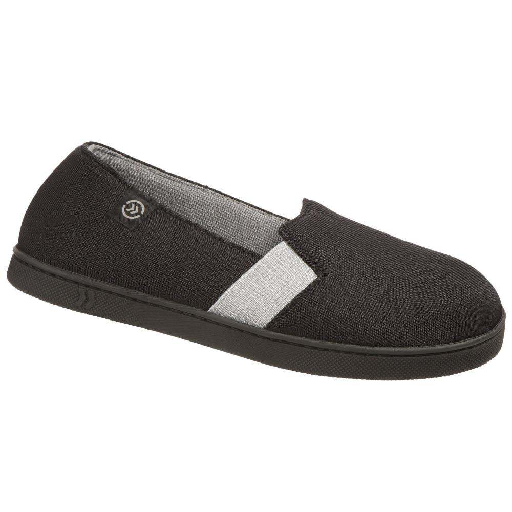 Women's Brandy Closed-Back Slippers in Black Right Angled View