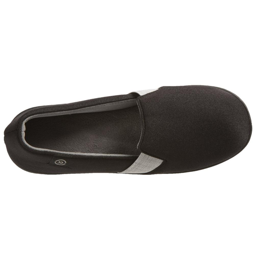 Women's Brandy Closed-Back Slippers in Black Inside Top View
