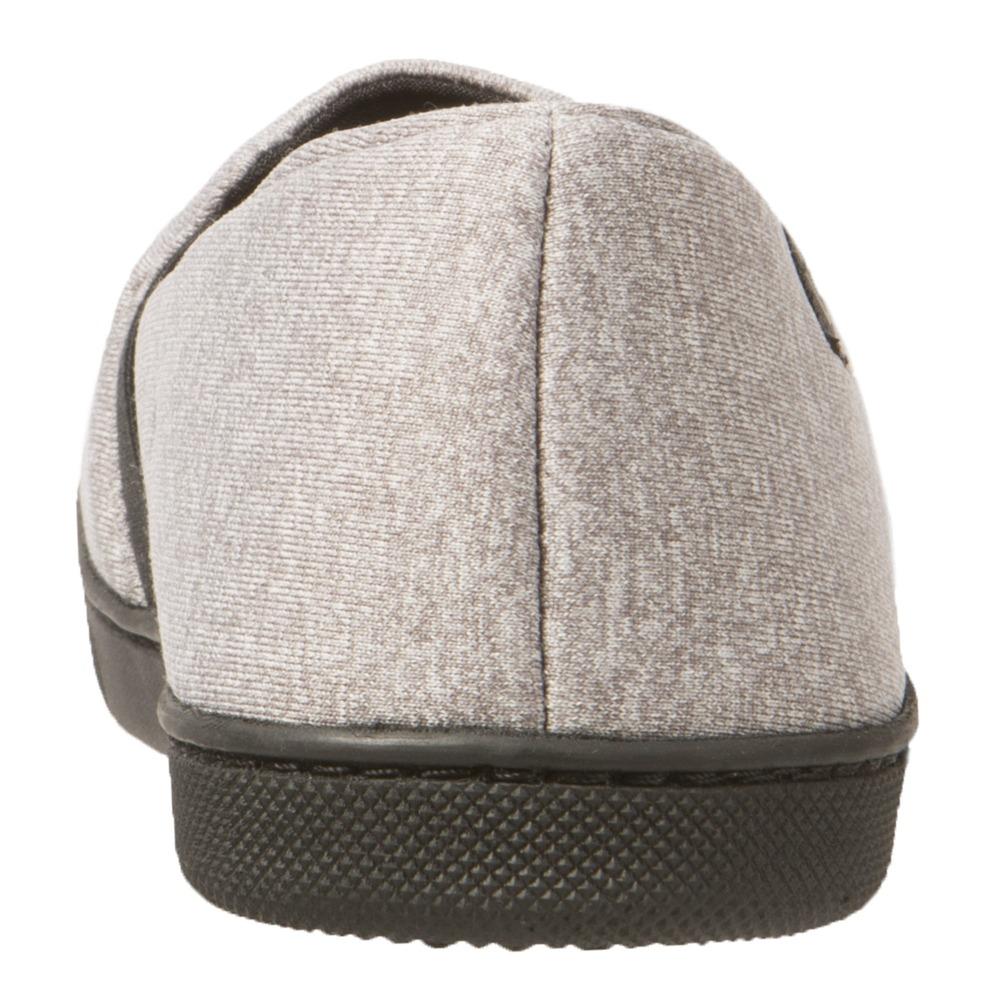 Women's Brandy Closed-Back Slippers in Heather Gray Back Heel