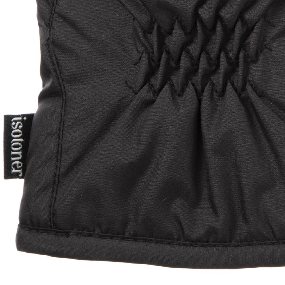 Men's Nylon Gloves with Pieced Back on Black Cuff Detail