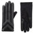 Men's Heritage Woven Applique Chevron Gloves in Charcoal Front and Back
