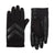 Men's Chevron Gloves IN Black Front and Back View
