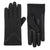 Men's Heritage Woven Chevron Gloves Black Front and Back
