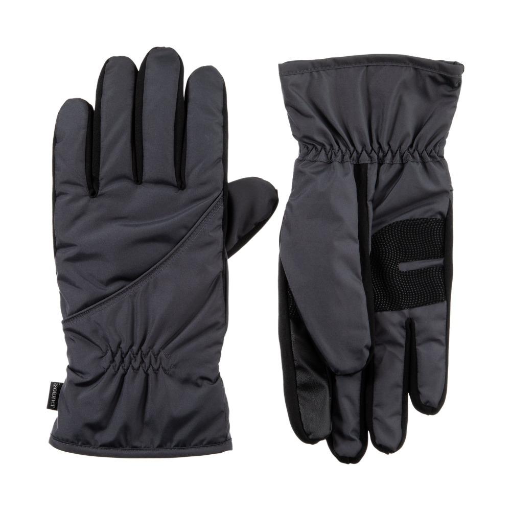 Men's Insulated Pieced Glove pair in Mineral Grey side by side
