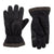Men’s Recycled Microsuede and Berber Glove pair in Black side by side